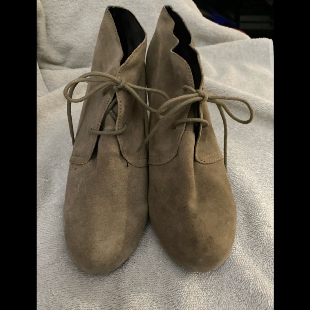 Dolce vita wedge booties, size 8.5